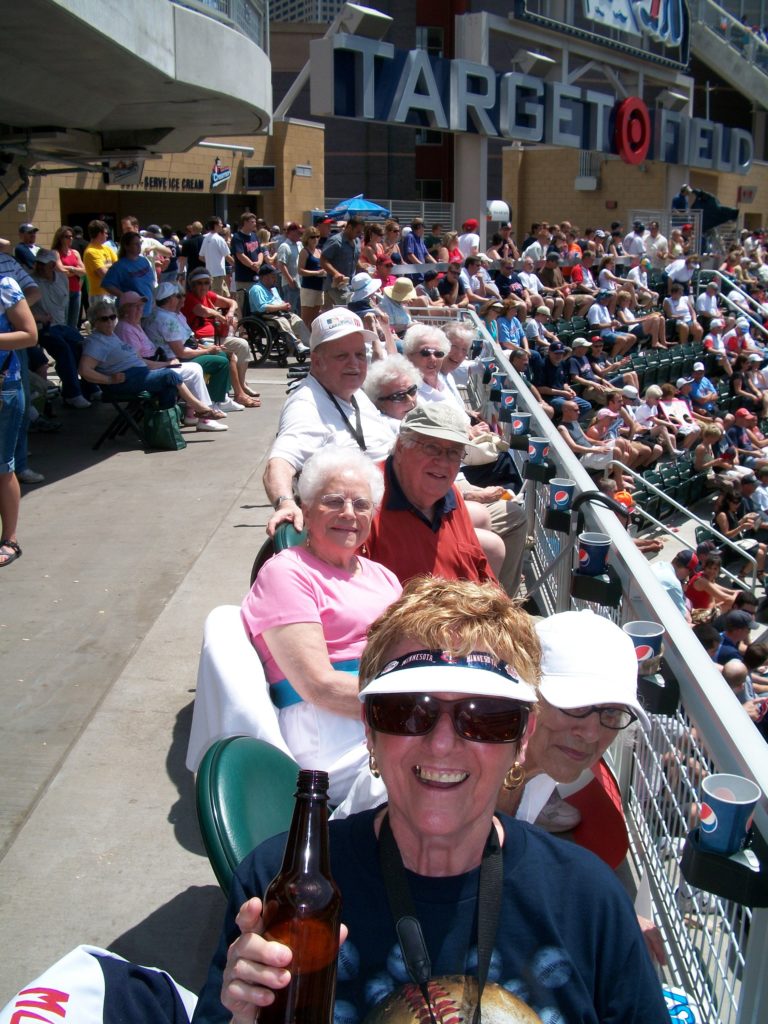 Seniors at the Twins Games