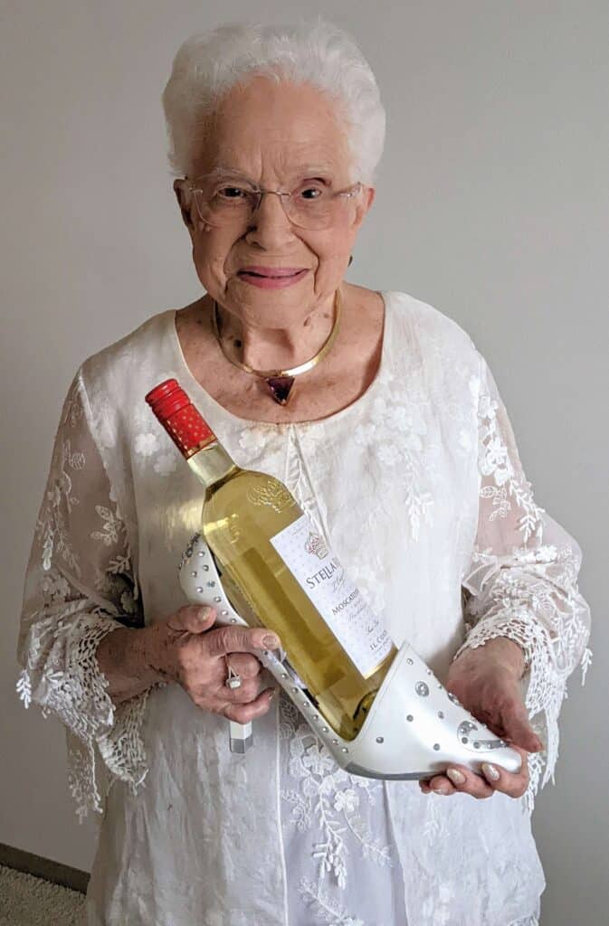 Betty Weiblen, Lifetime Volunteer Award winner at the Kenwood Senior Living.