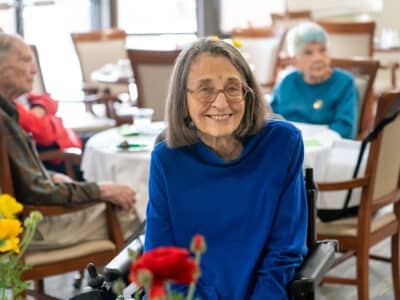 Nancy Eustis Volunteer of the Year at the Kenwood Senior Living