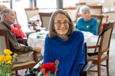 Nancy Eustis Volunteer of the Year at the Kenwood Senior Living