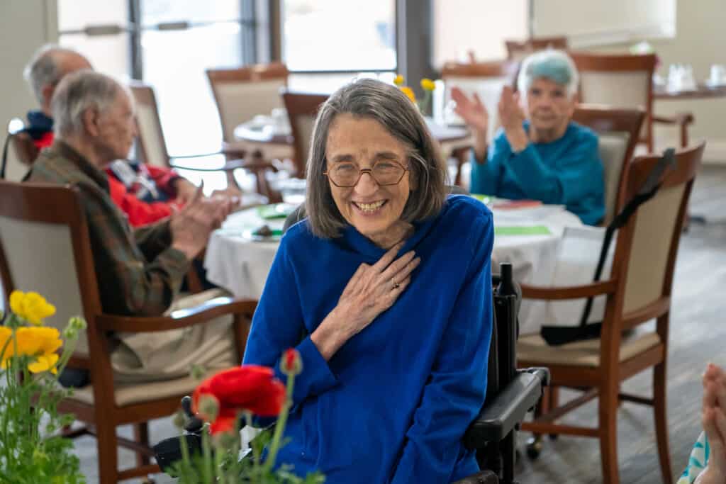 Nancy Eustis has been named Volunteer of the Year at The Kenwood Senior Living