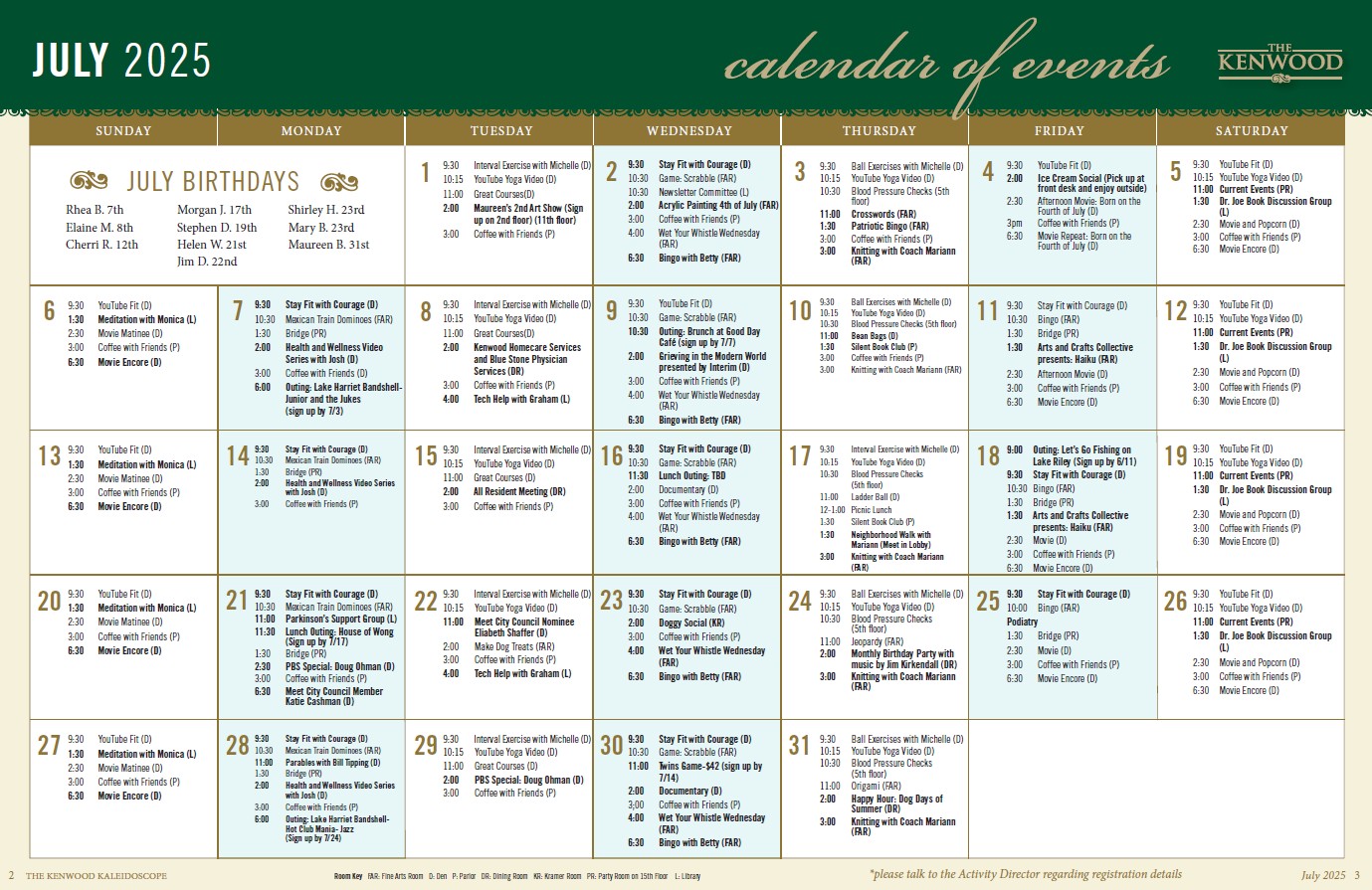 July Events
